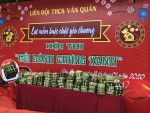 Trường THCS Văn Quán tổ chức thành công hội thi " Gói bánh chưng xanh"